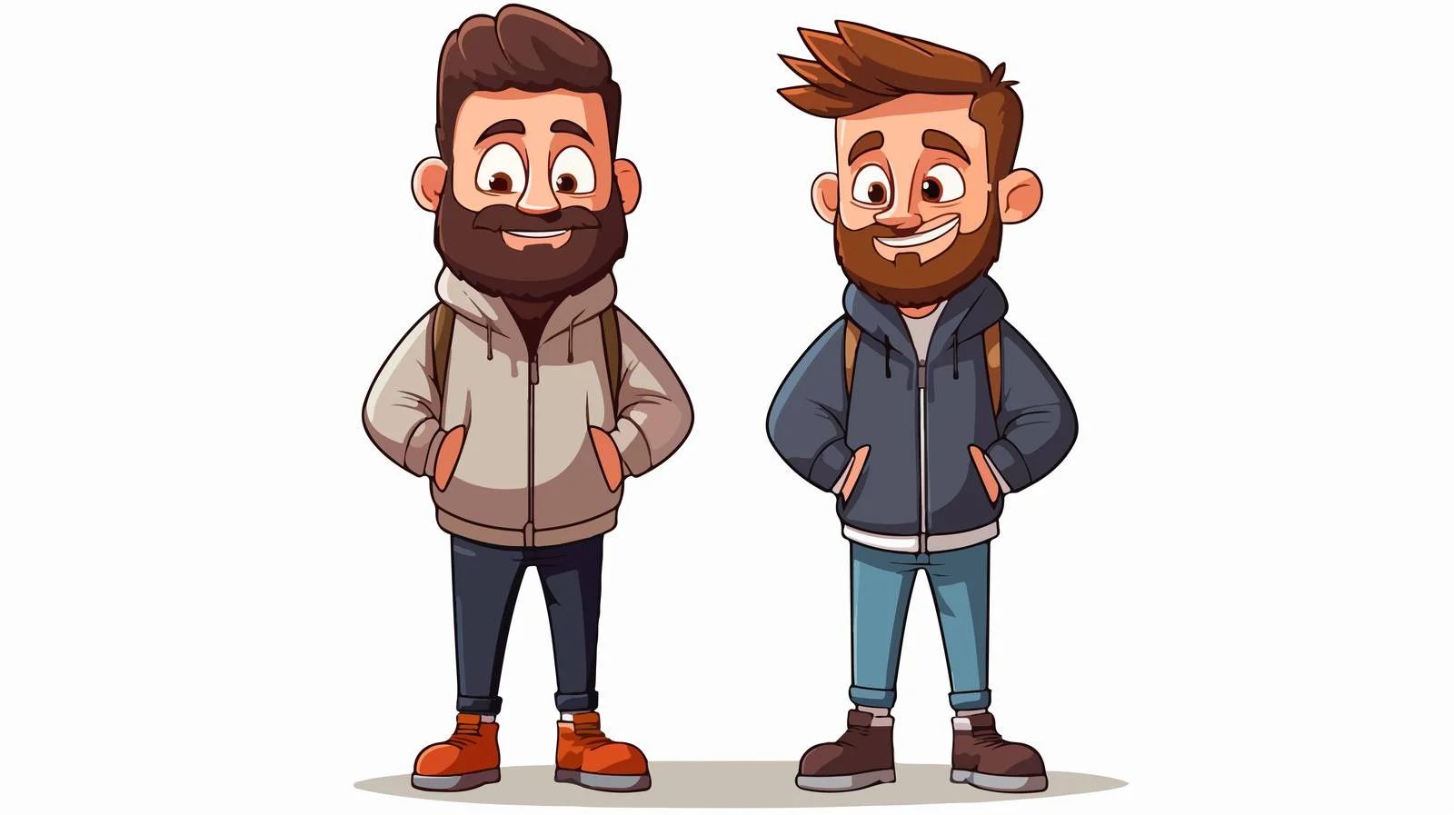 Cartoon Friends Illustration — free download from Dotvec