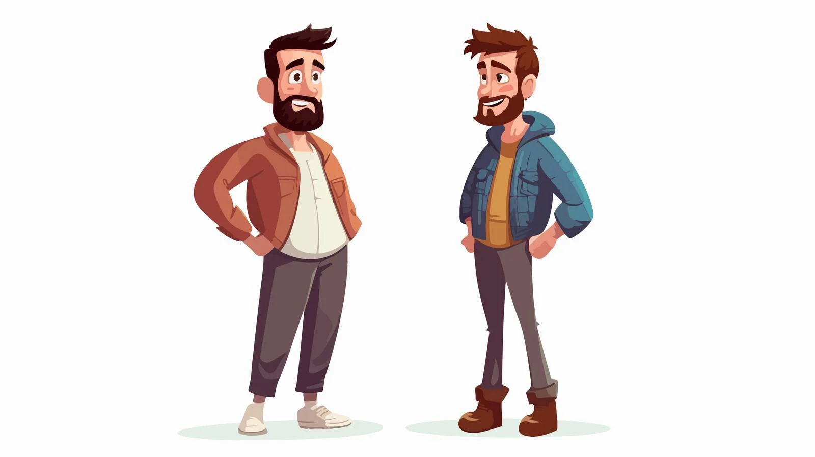 Cartoon Friends Illustration — free download from Dotvec