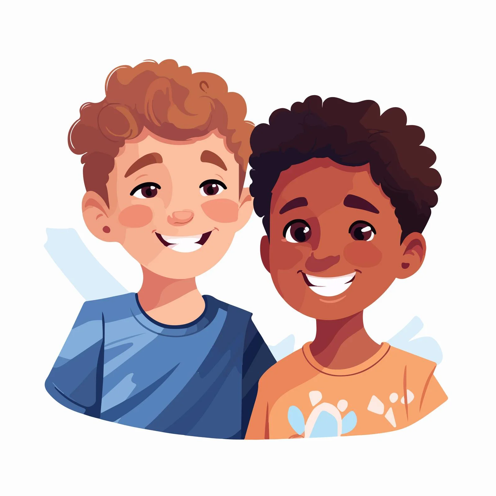 Joyful Kids in Cheery Couple Portrait — free download from Dotvec