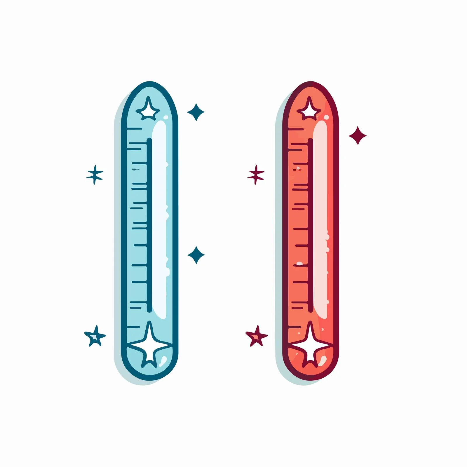 High and Low Temperature Mercury Thermometers — free download from Dotvec