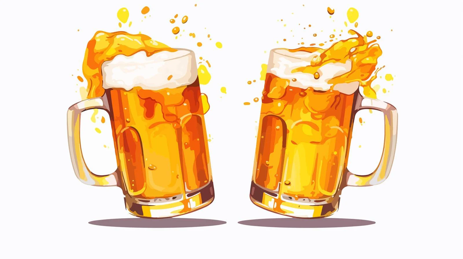 Beer Mugs Cheers Clinking Image — free download from Dotvec