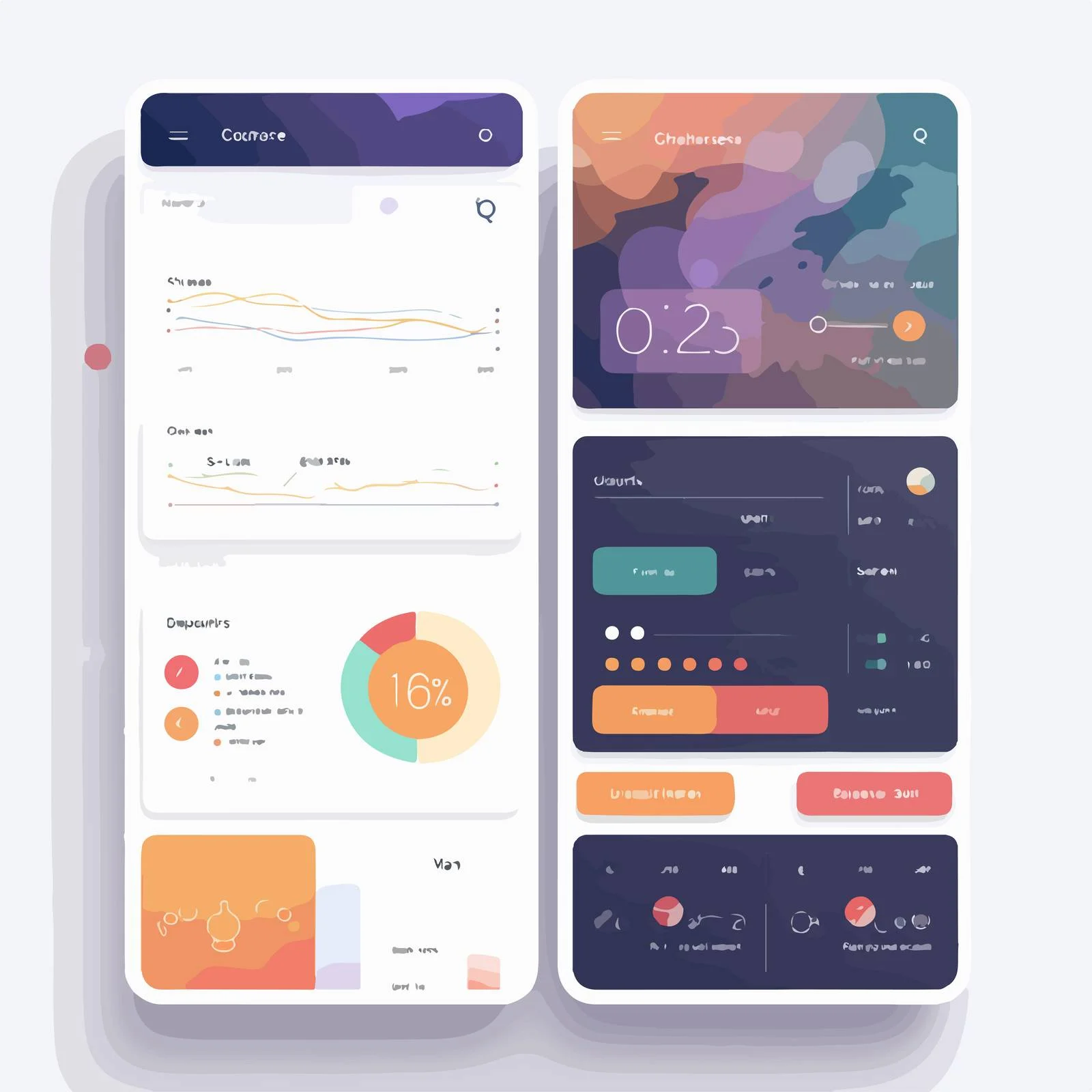 Innovative UI/UX Design Mobile App Mockup — free download from Dotvec