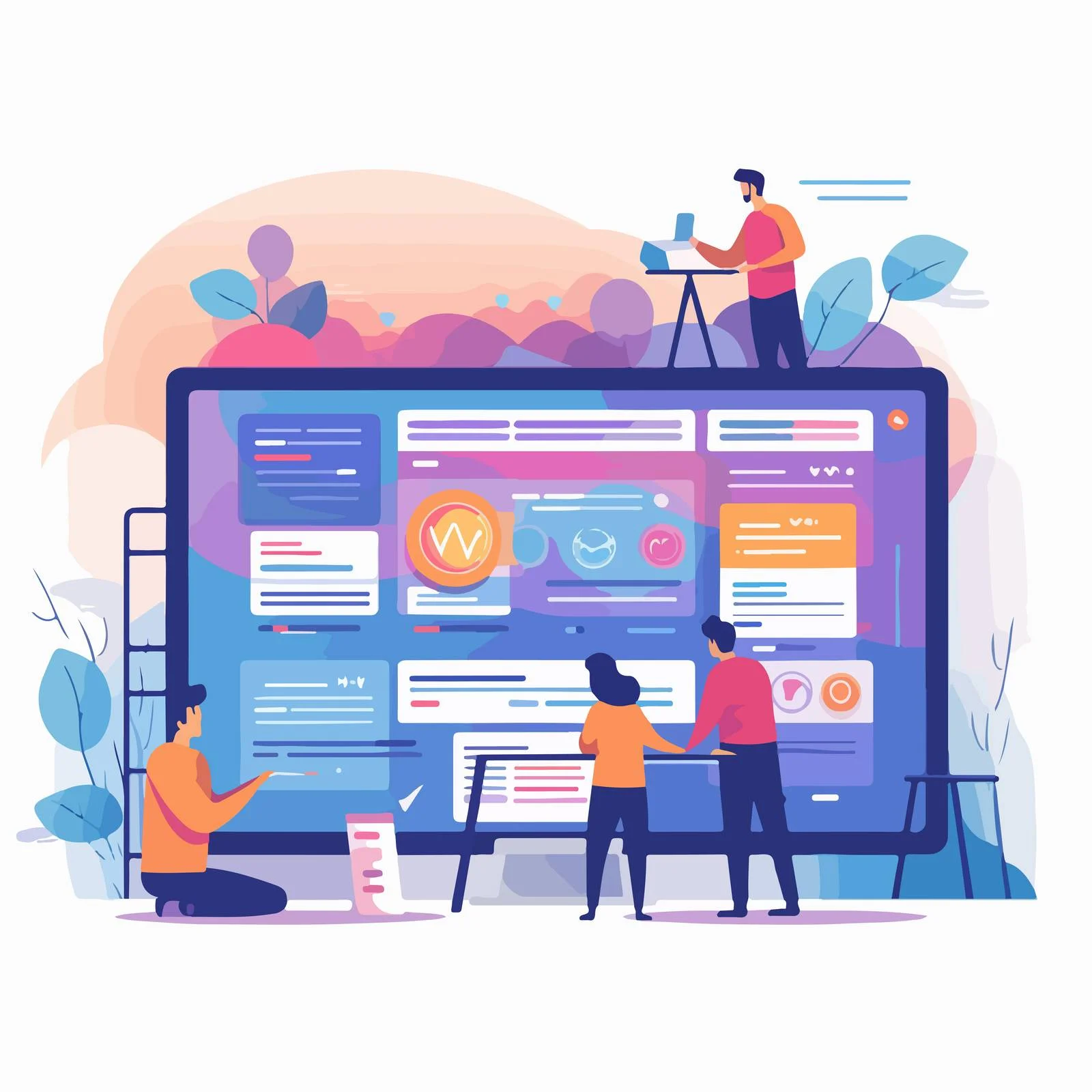 Innovative UX UI Design for Website Content — free download from Dotvec