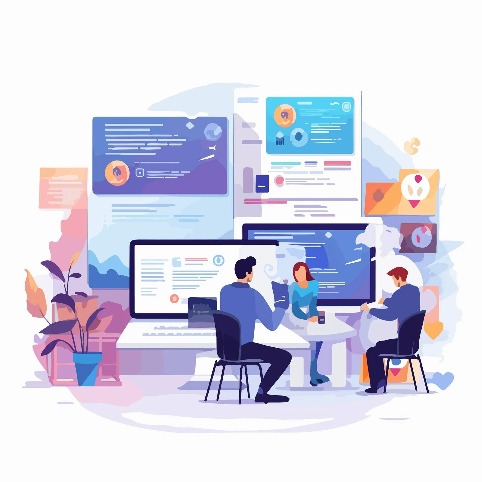 Crafting Website Content Through UX/UI Design — free download from Dotvec
