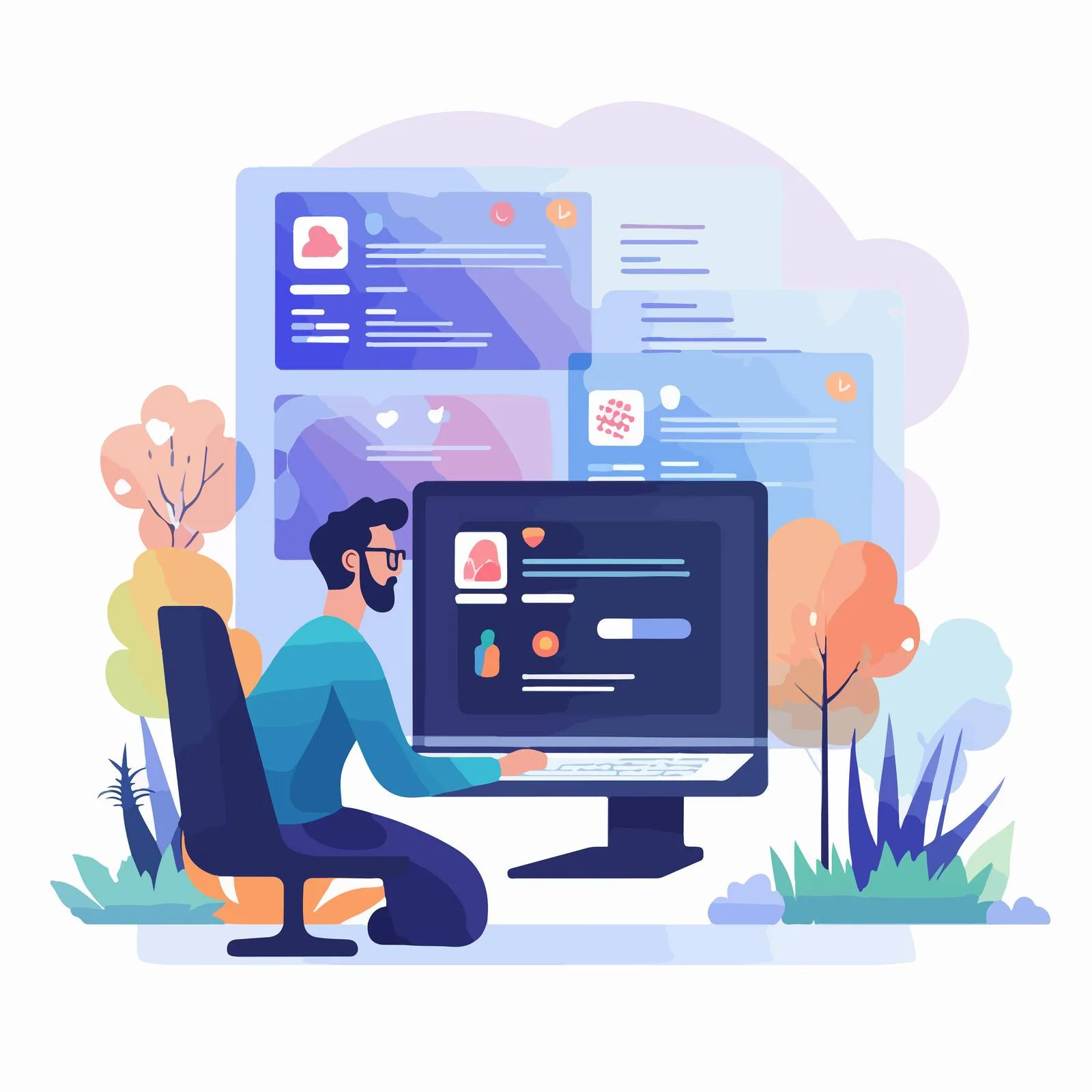 Professional UX/UI Work on Website Interface — free download from Dotvec
