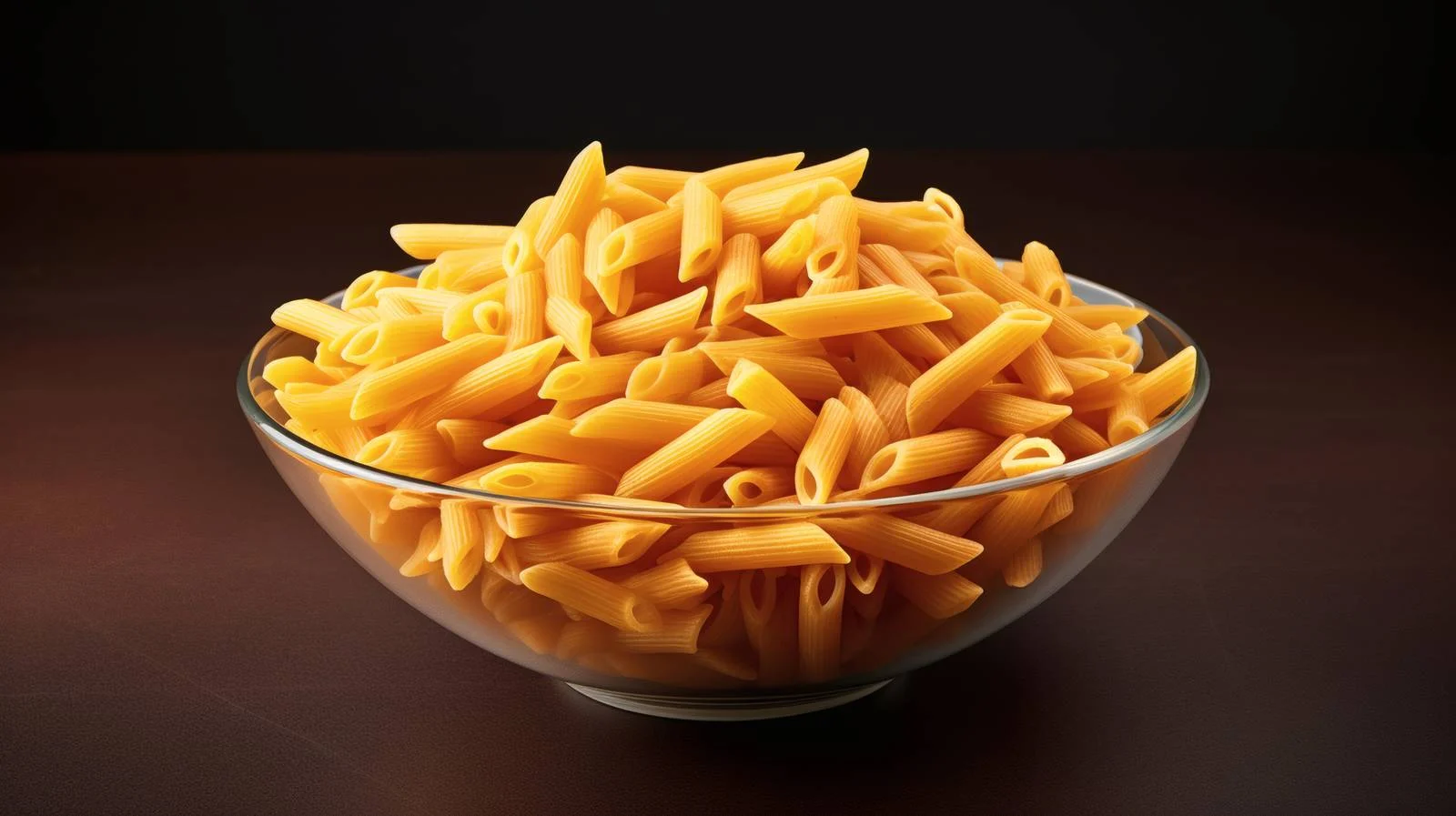 Whole uncooked penne pasta on white — free download from Dotvec