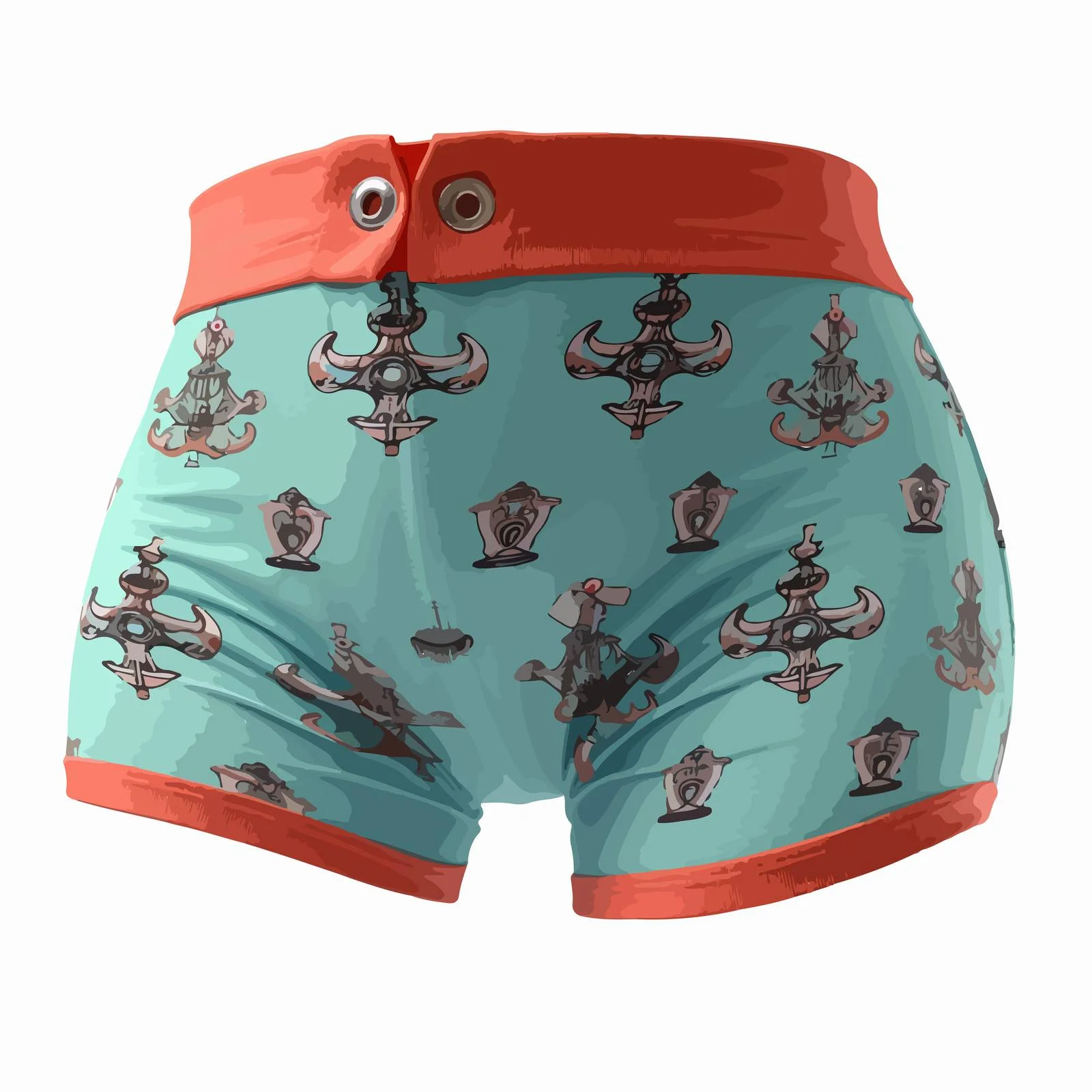 Elegant High-Waisted Women's Underpants — free download from Dotvec