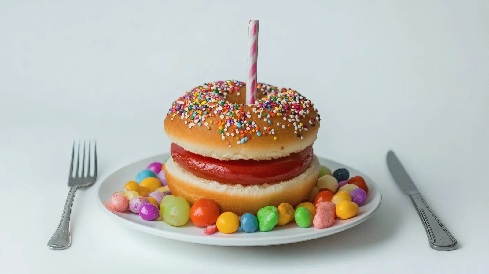 Unhealthy Eating Habits on White Background — free download from Dotvec