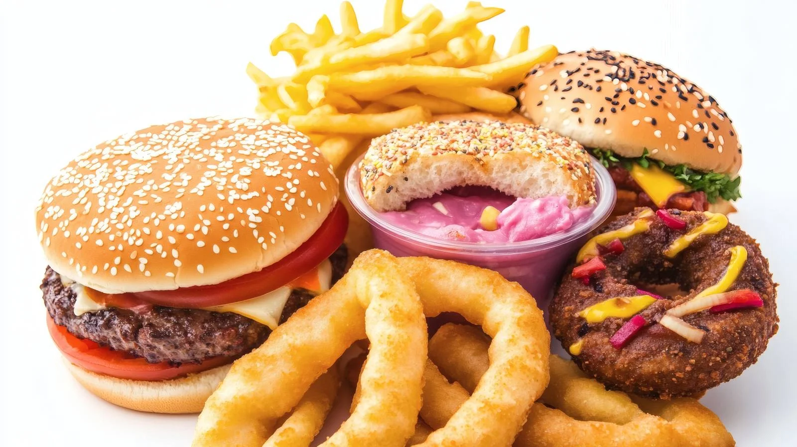 Poor Diet Concept on White Background — free download from Dotvec