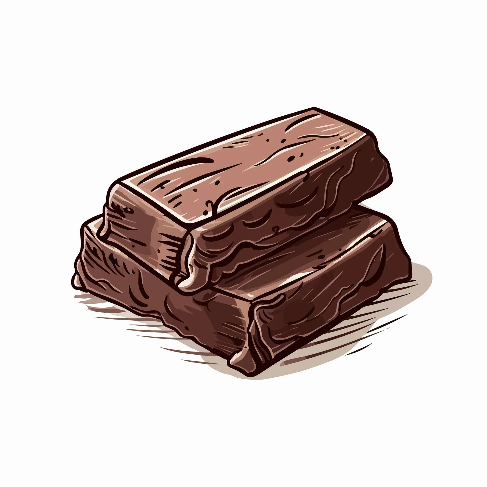 Hand-drawn Chocolate Bar Vector Illustration — free download from Dotvec