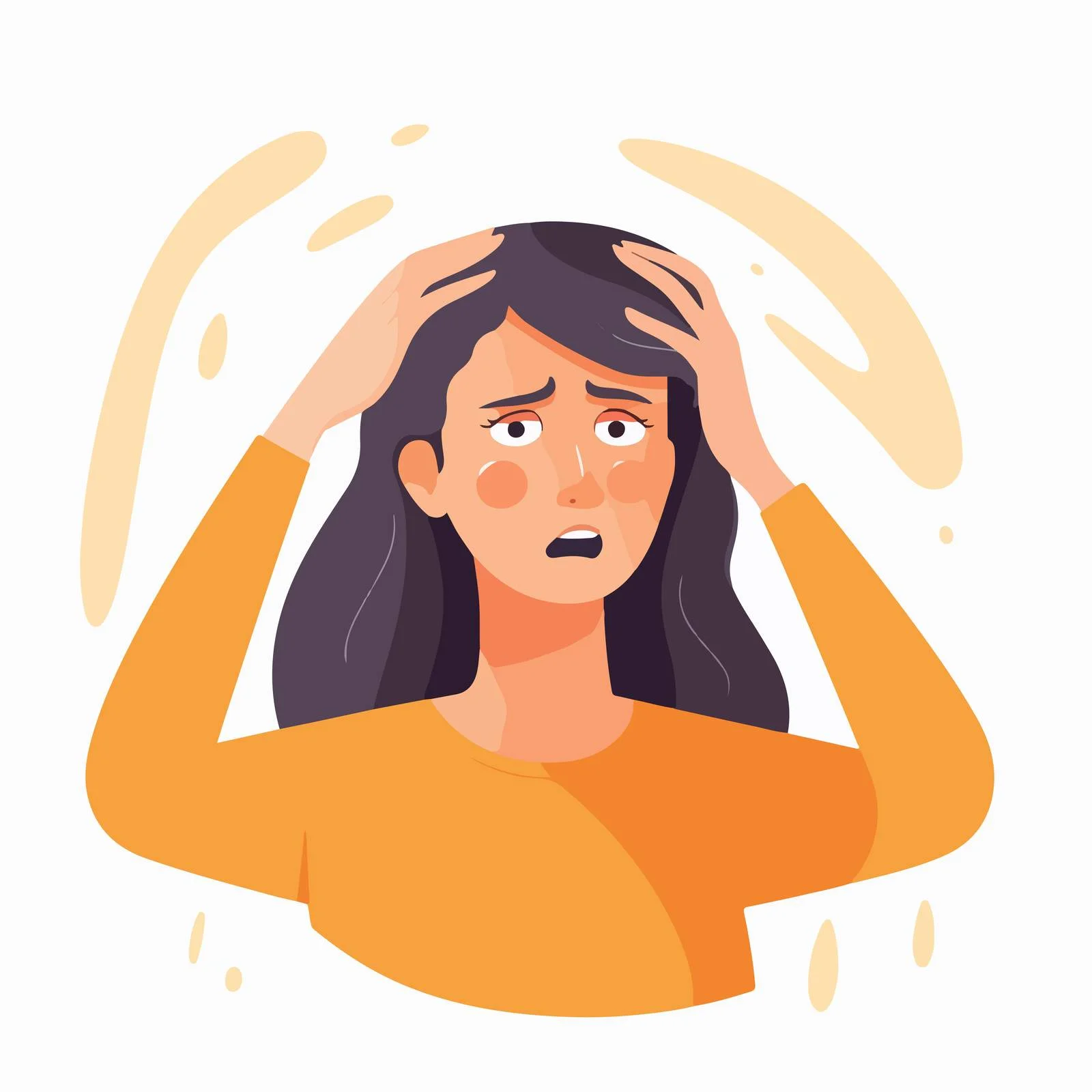 Woman in Regret: Expressing Disappointment — free download from Dotvec