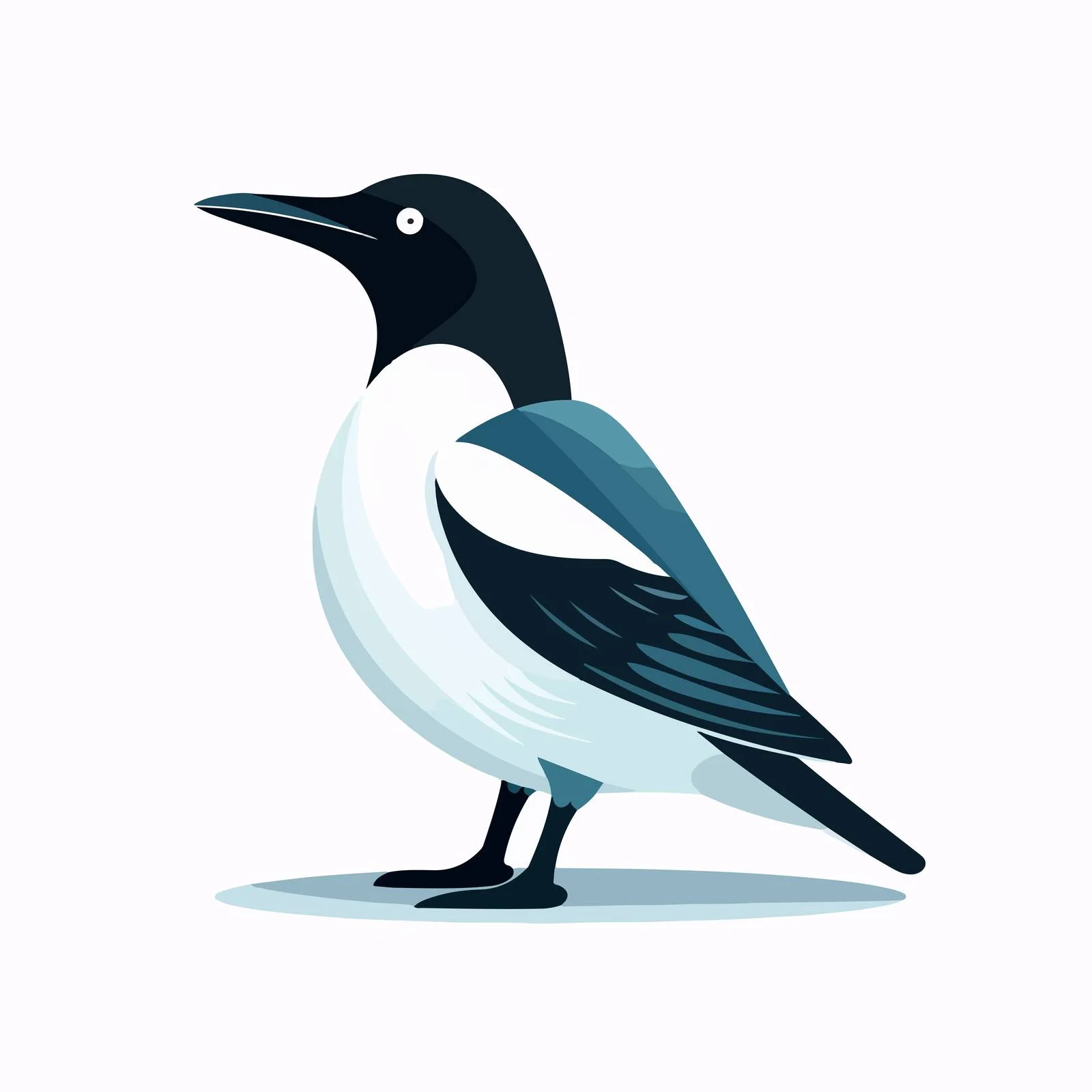 Adorable Vector Illustration of Polar Bird — free download from Dotvec