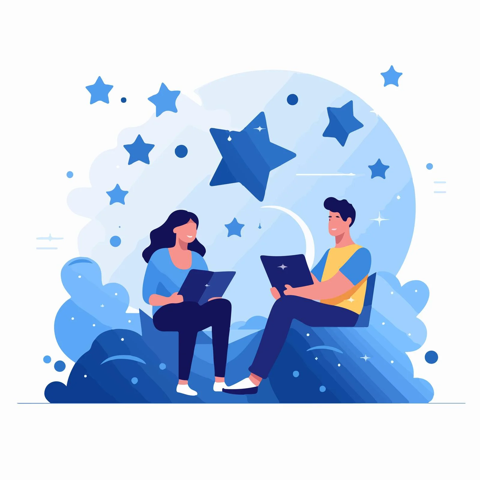 Interactive Feedback Design Vector Illustration — free download from Dotvec