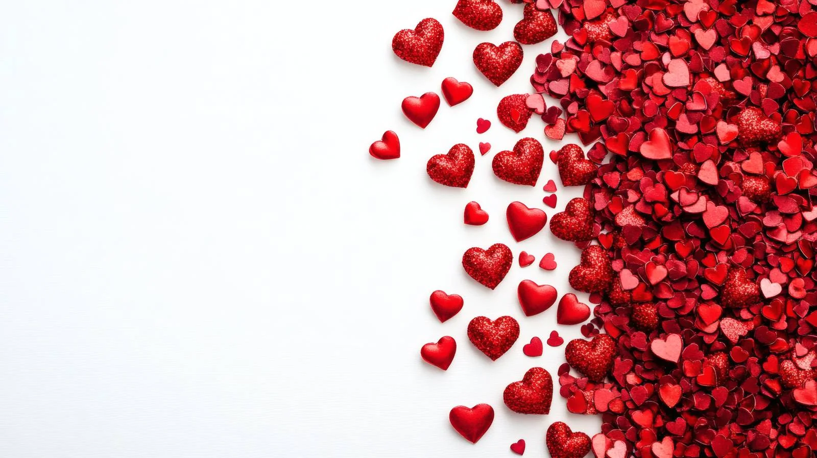 Elegant Hearts on White Background — free download from Dotvec