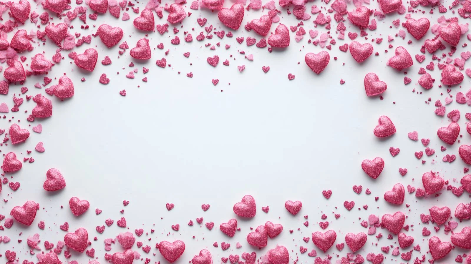 Romantic Pink Hearts Valentine's Day Background — free download from Dotvec