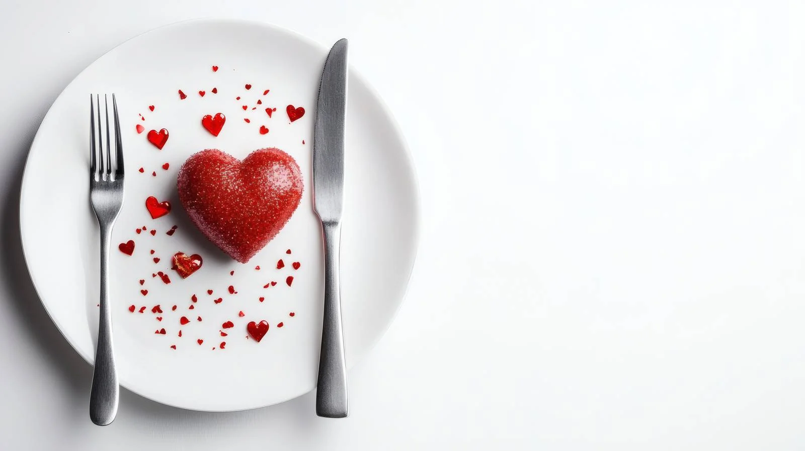 Elegant Valentine's Day Romantic Dinner Setting — free download from Dotvec