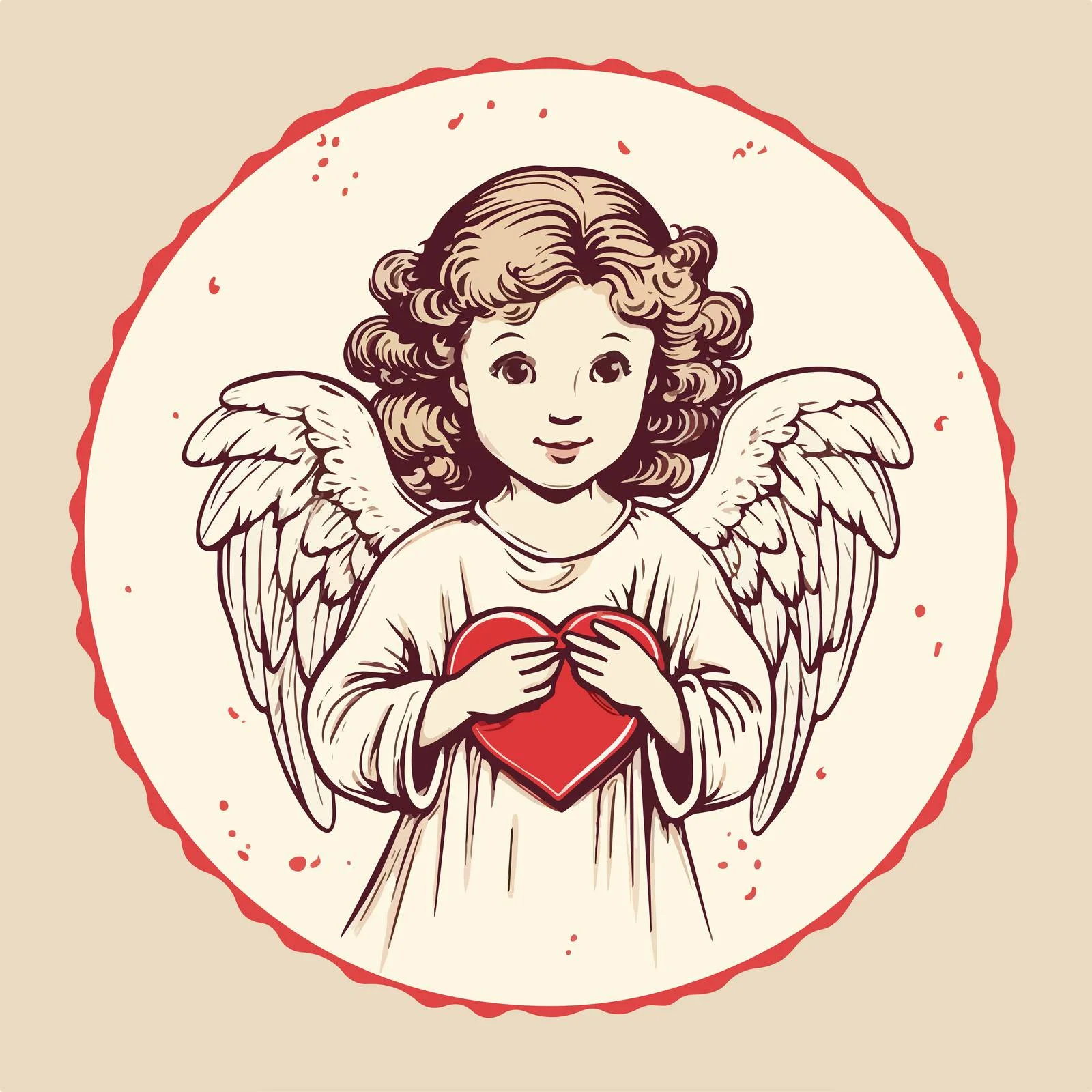 Elegant Valentine's Greeting Card Design — free download from Dotvec