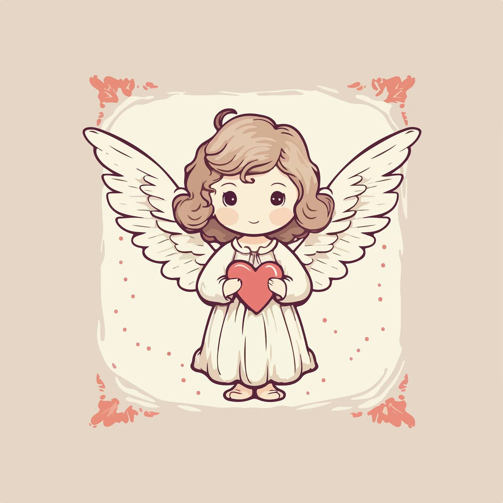 Elegant Valentine's Greeting Card Layout Design — free download from Dotvec