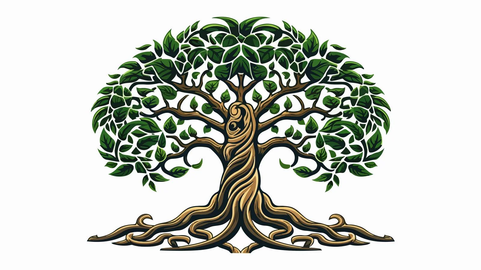 Celtic Tree of Life Vector Drawing — free download from Dotvec