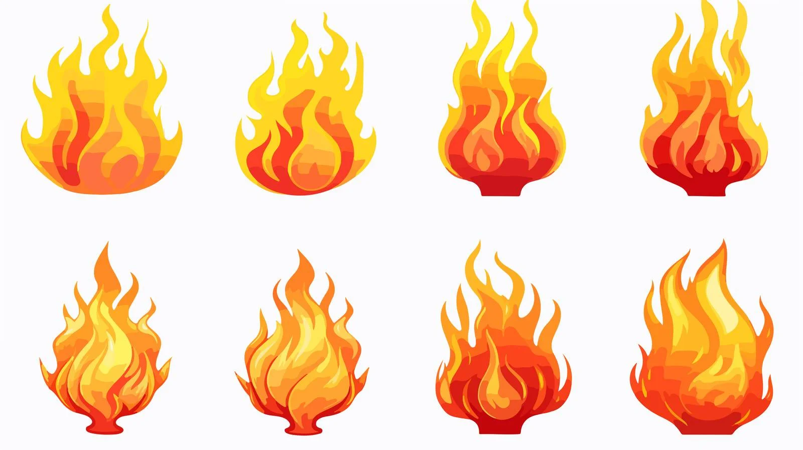 Flame Vector Collection — free download from Dotvec