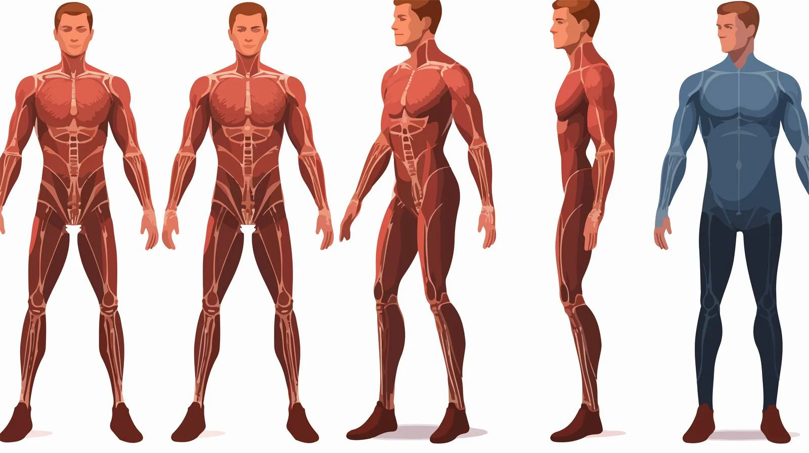 Human Body Cartoon Vector Illustration — free download from Dotvec