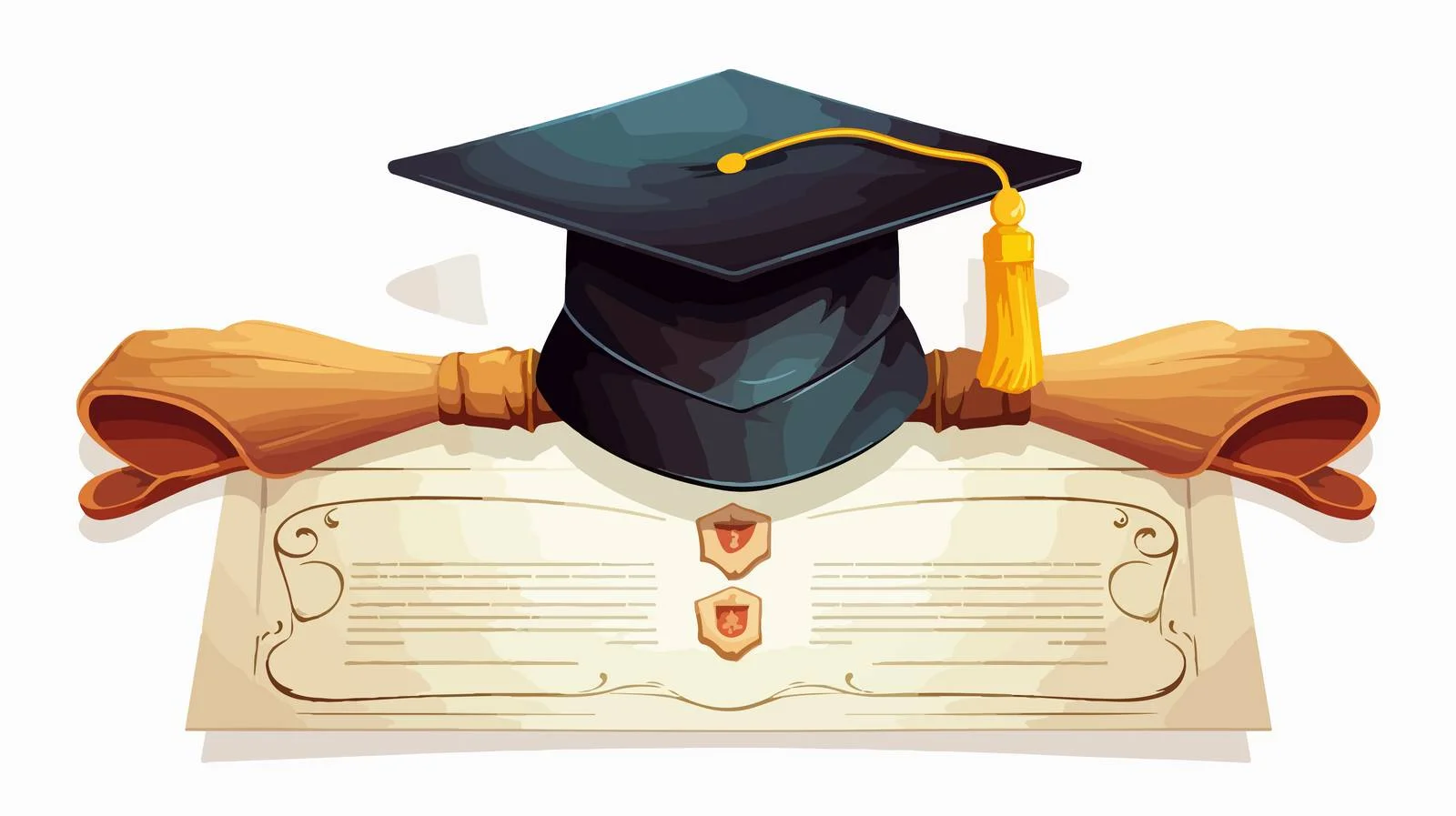 Preschool Kids Diploma Vector Illustration — free download from Dotvec