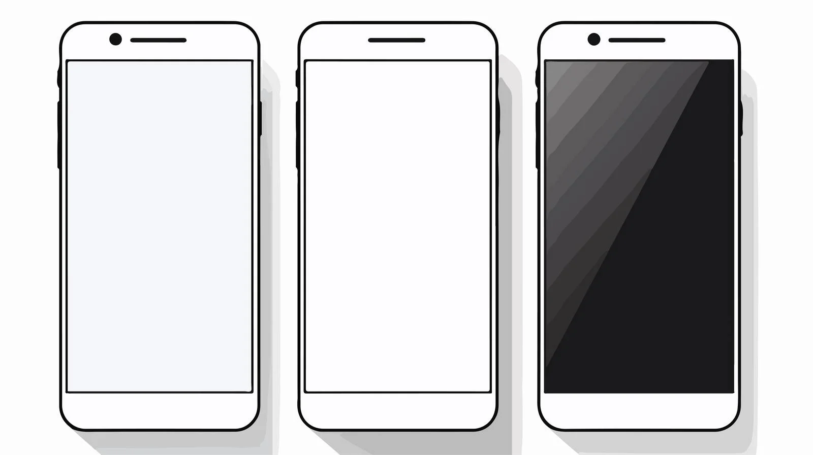 Sleek Mobile Phone Design — free download from Dotvec