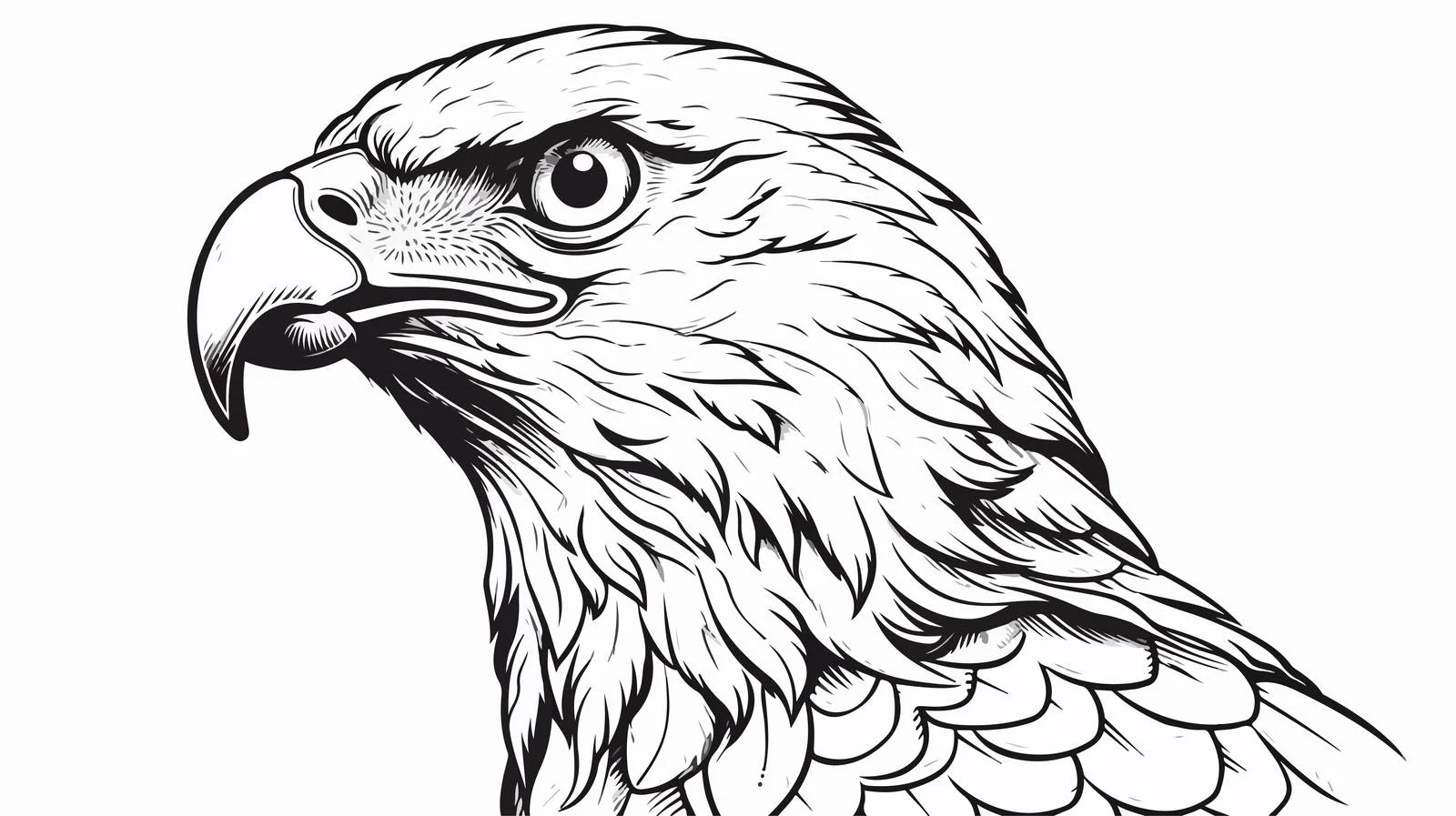 Vintage Falcon Engraving Illustration — free download from Dotvec