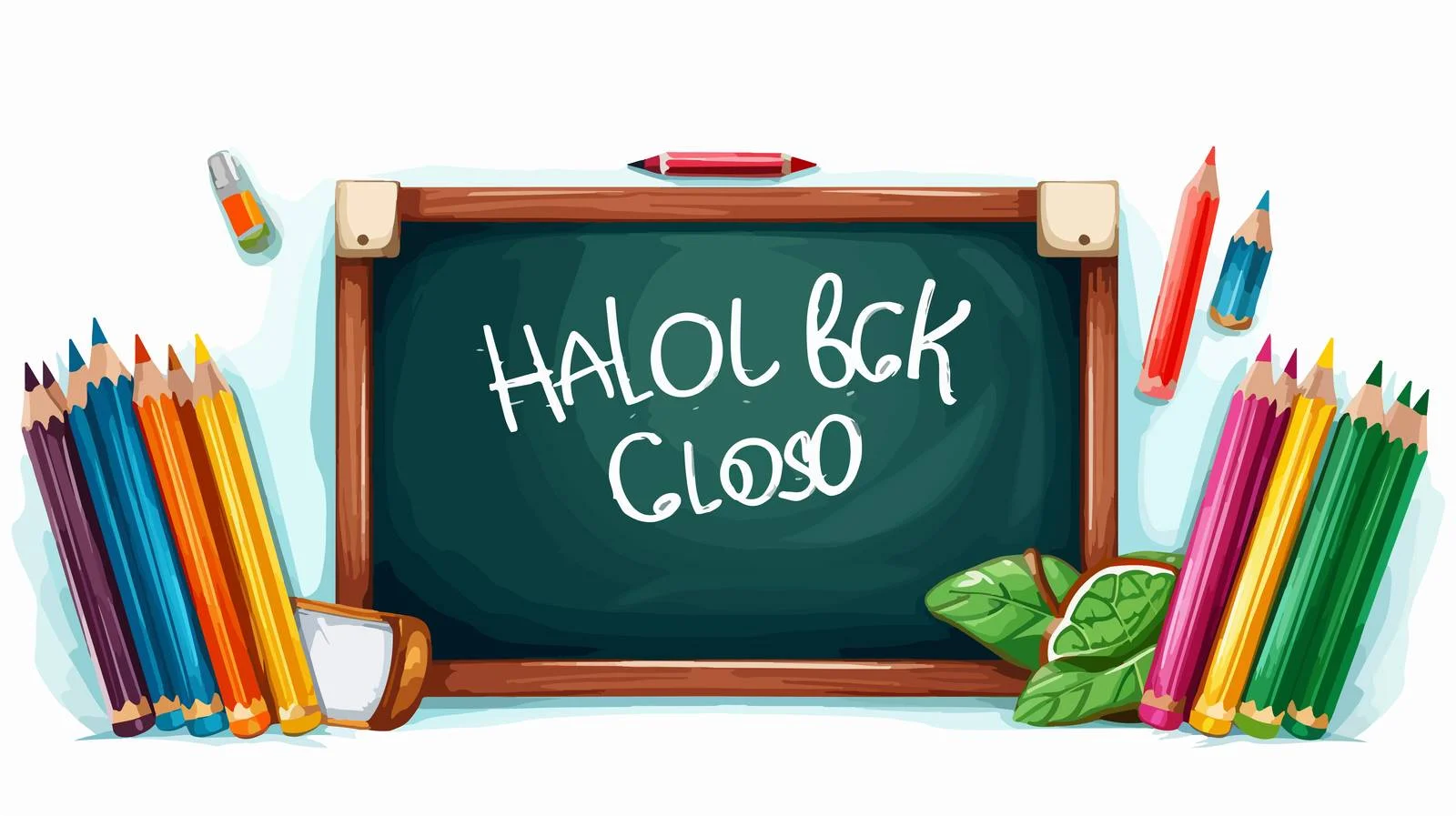 Vector Pencil Welcome Message Drawing — free download from Dotvec