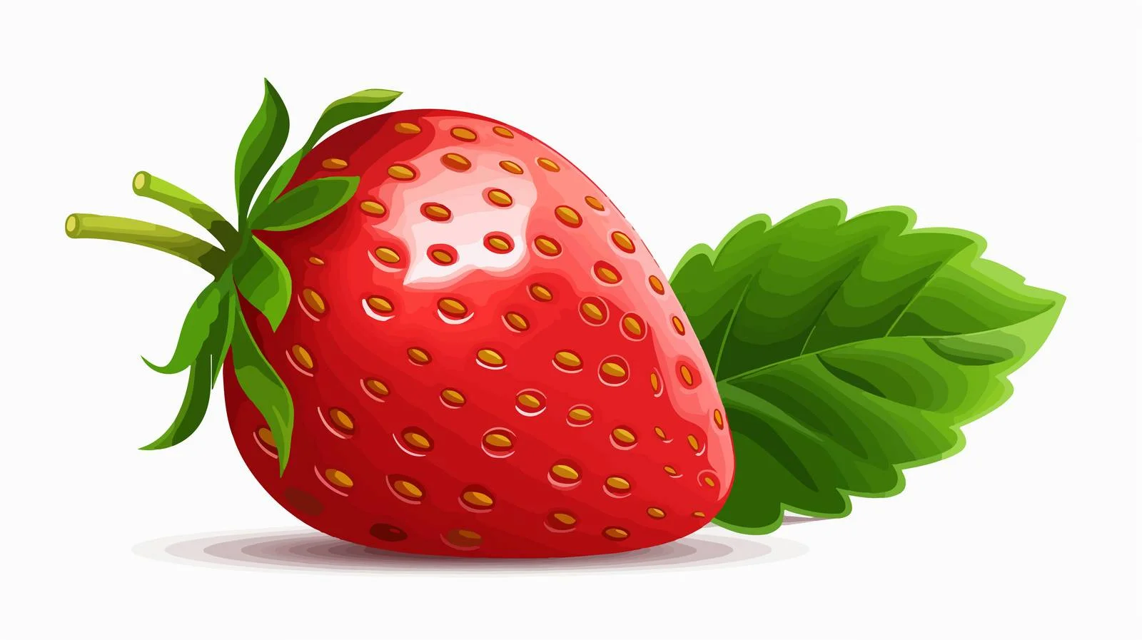 Vector Strawberry Illustration — free download from Dotvec