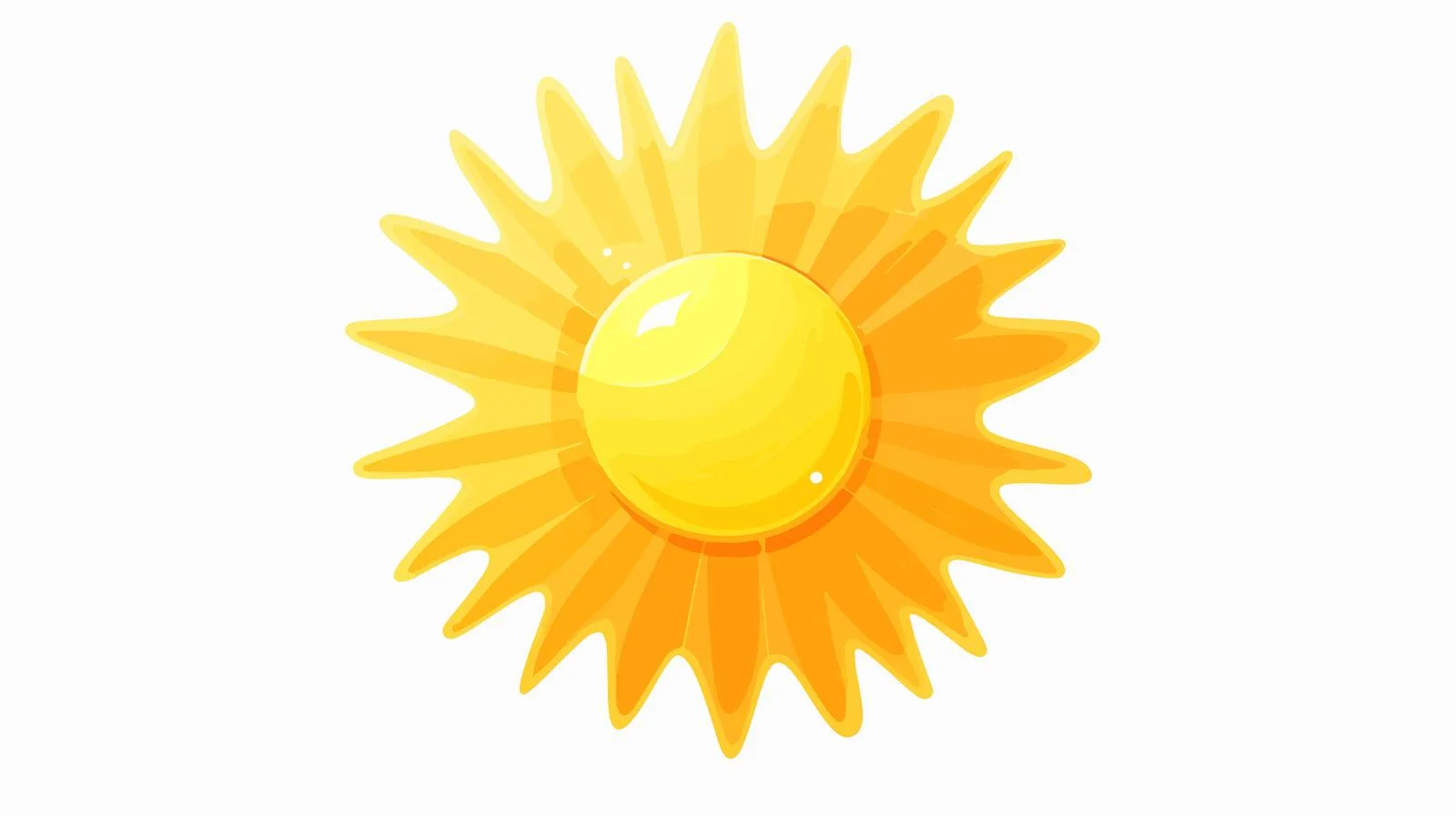 Bright Yellow Sunlight Vector Illustration — free download from Dotvec