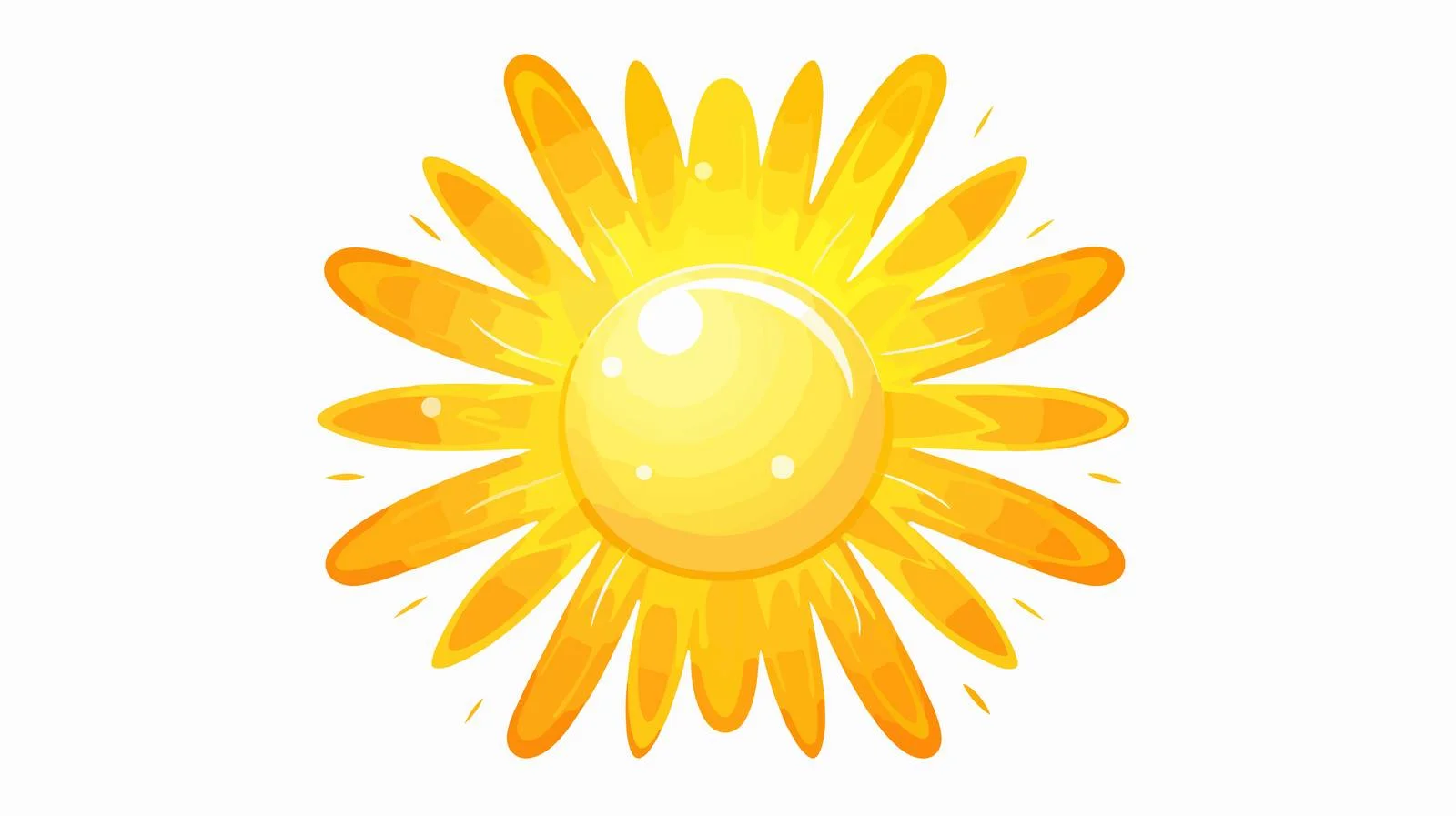 Sunlight Rays Heating Vector Illustration — free download from Dotvec