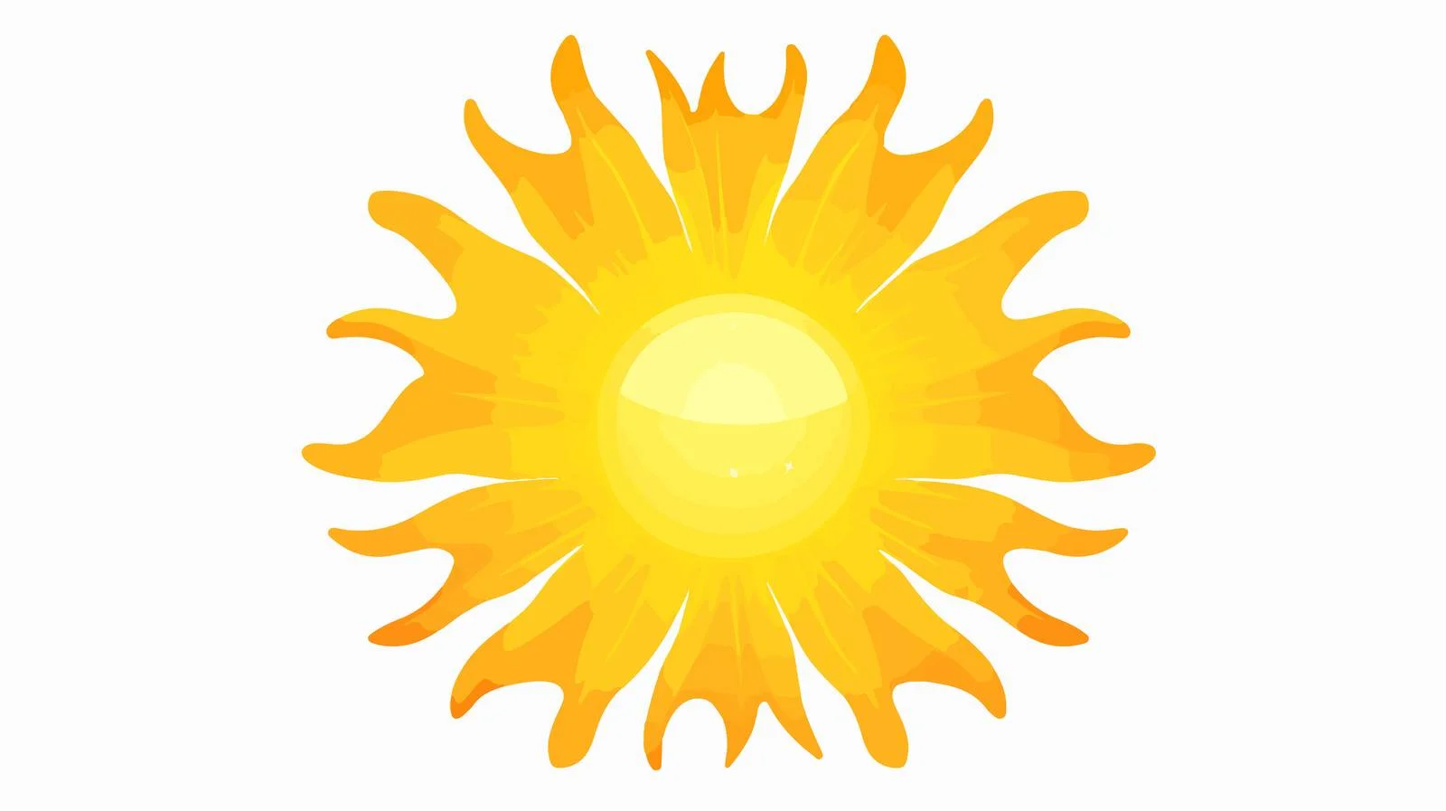 Sunlight Heat Vector Cartoon — free download from Dotvec