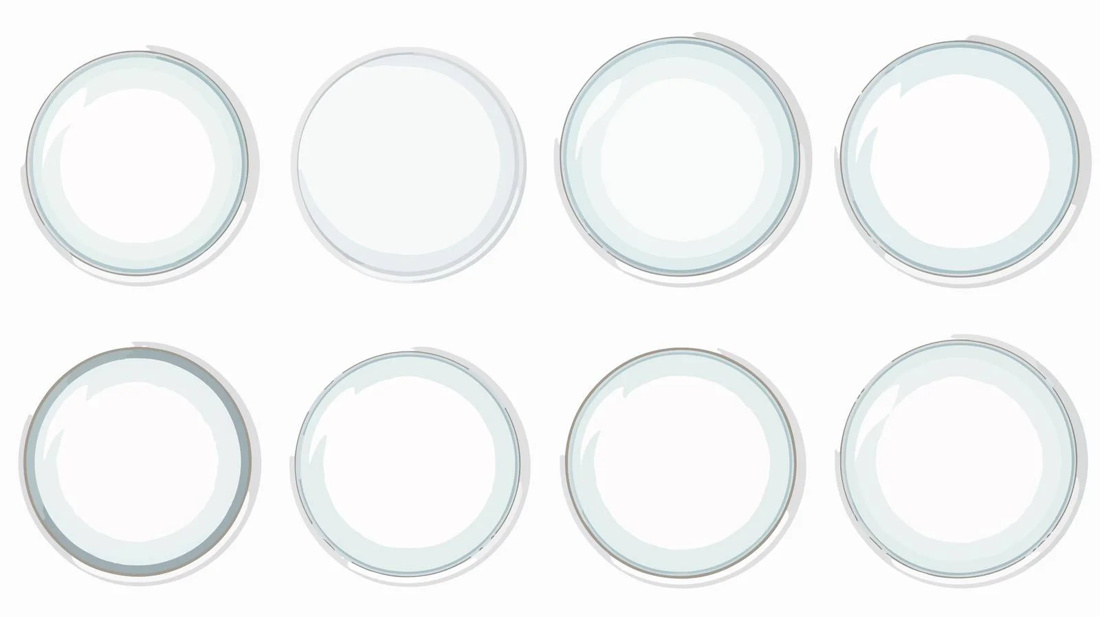 Retro Light Box Circle Frames — free download from Dotvec