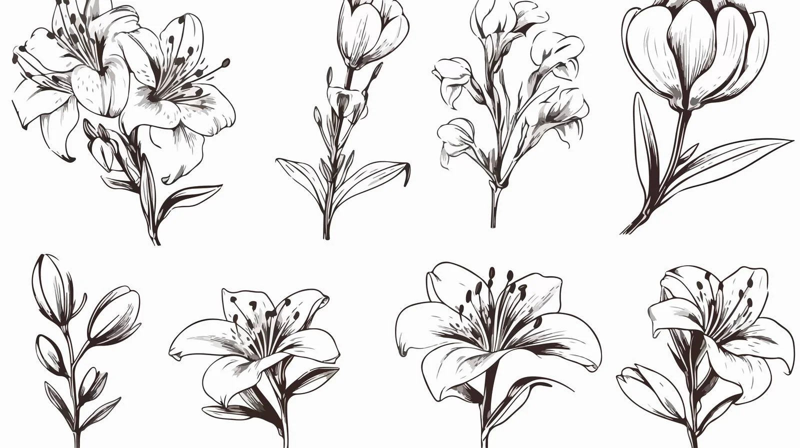 Hand-drawn Botanical Plant Collection — free download from Dotvec