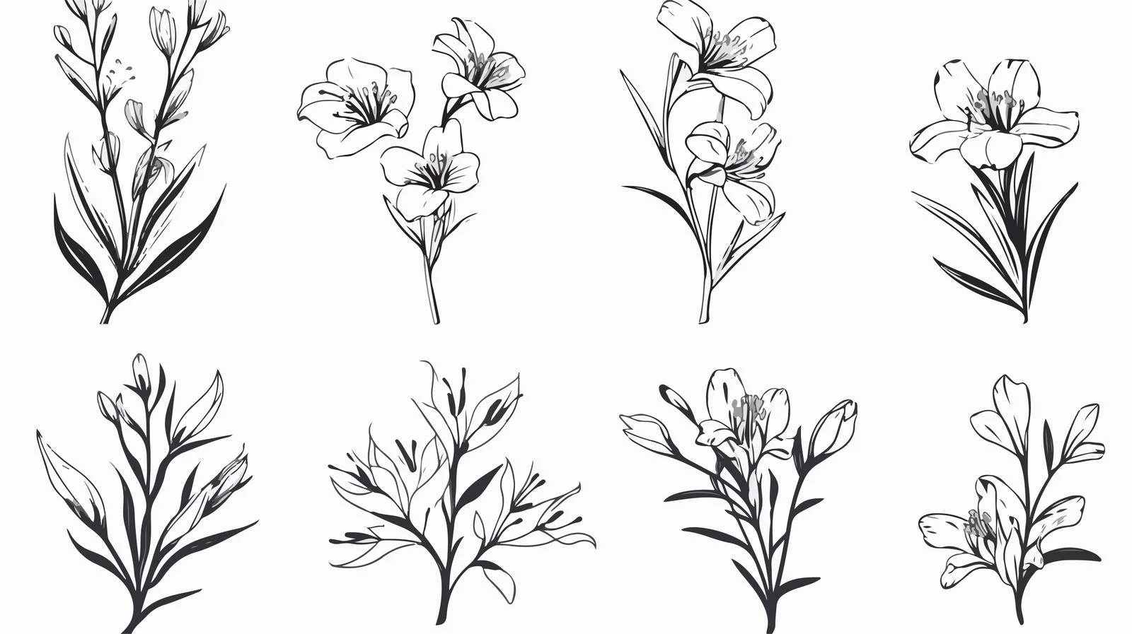 Hand-Drawn Botanical Plant Collection — free download from Dotvec