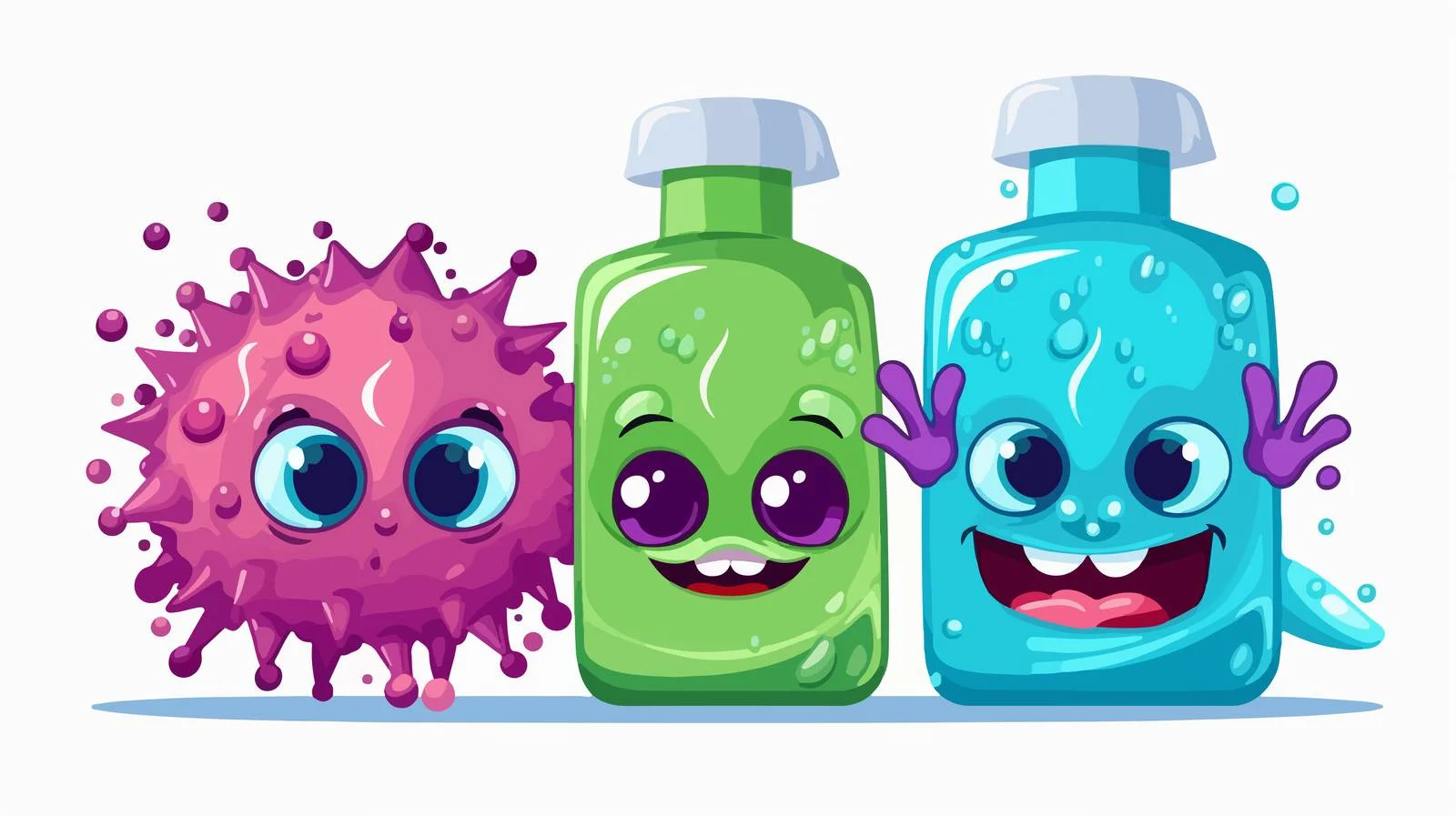 Hand Washing with Soap Vector Illustration — free download from Dotvec