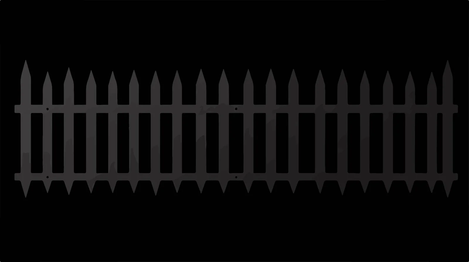 Wooden Fence Isolated Vector Silhouette — free download from Dotvec