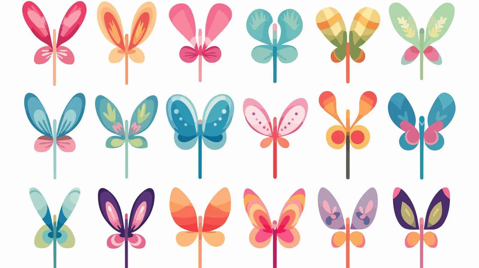 Rabbit Ears Variety for Decoration — free download from Dotvec