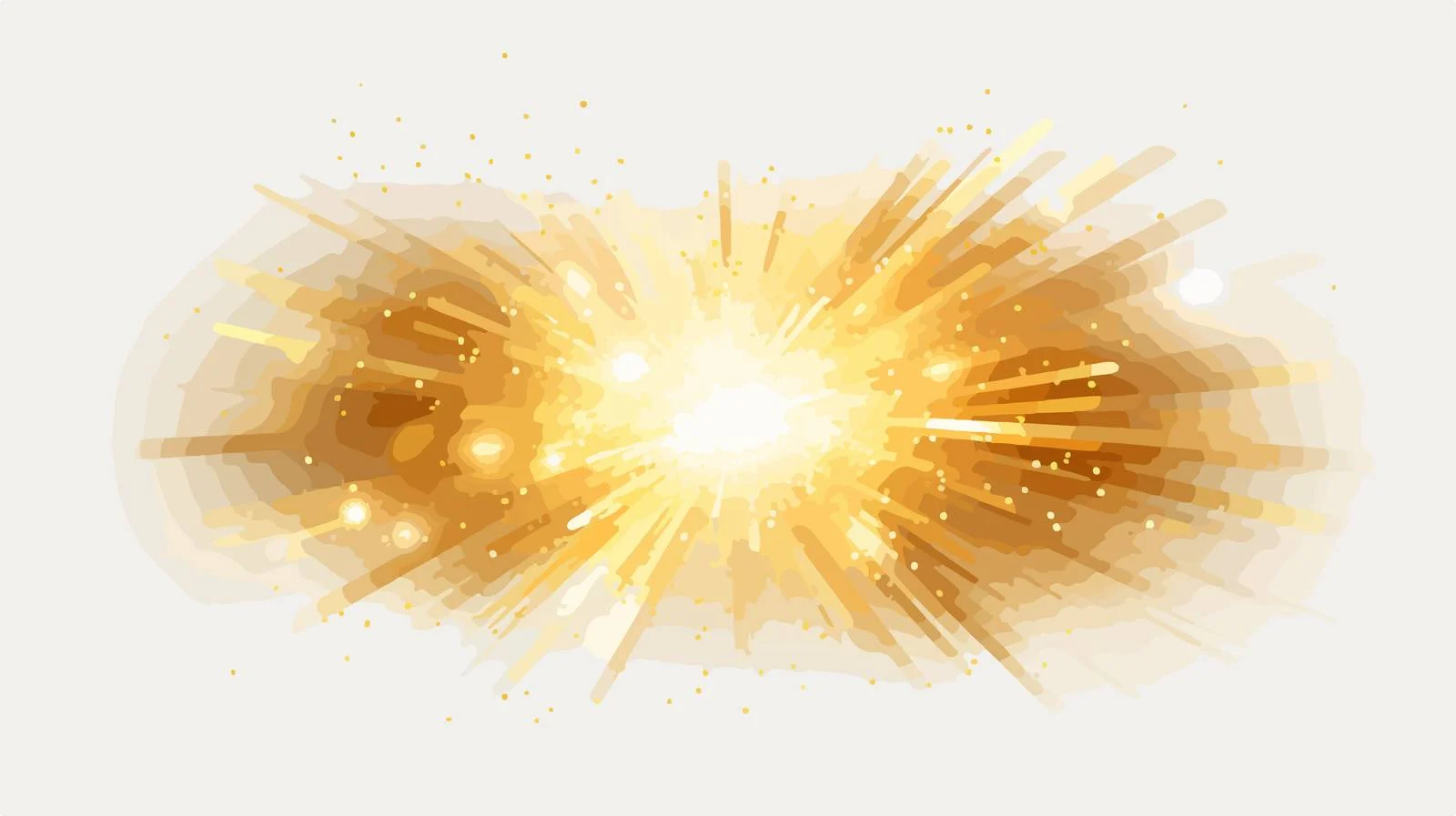 Golden Yellow Sparkling Vector Light — free download from Dotvec