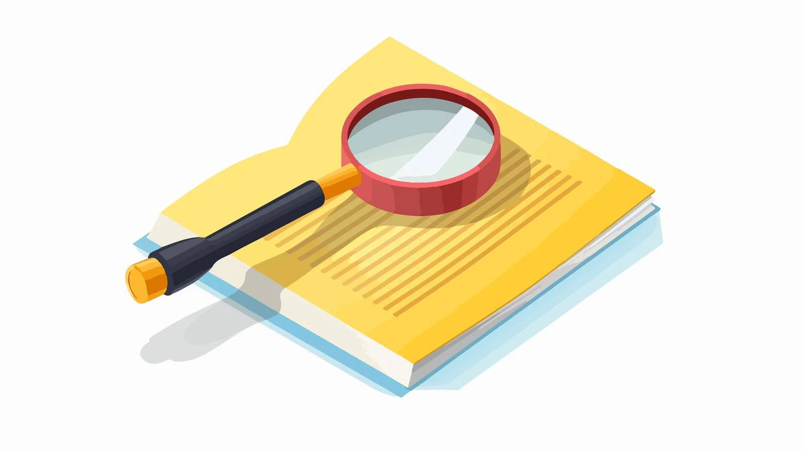 Document Search Icon Isometric Illustration — free download from Dotvec