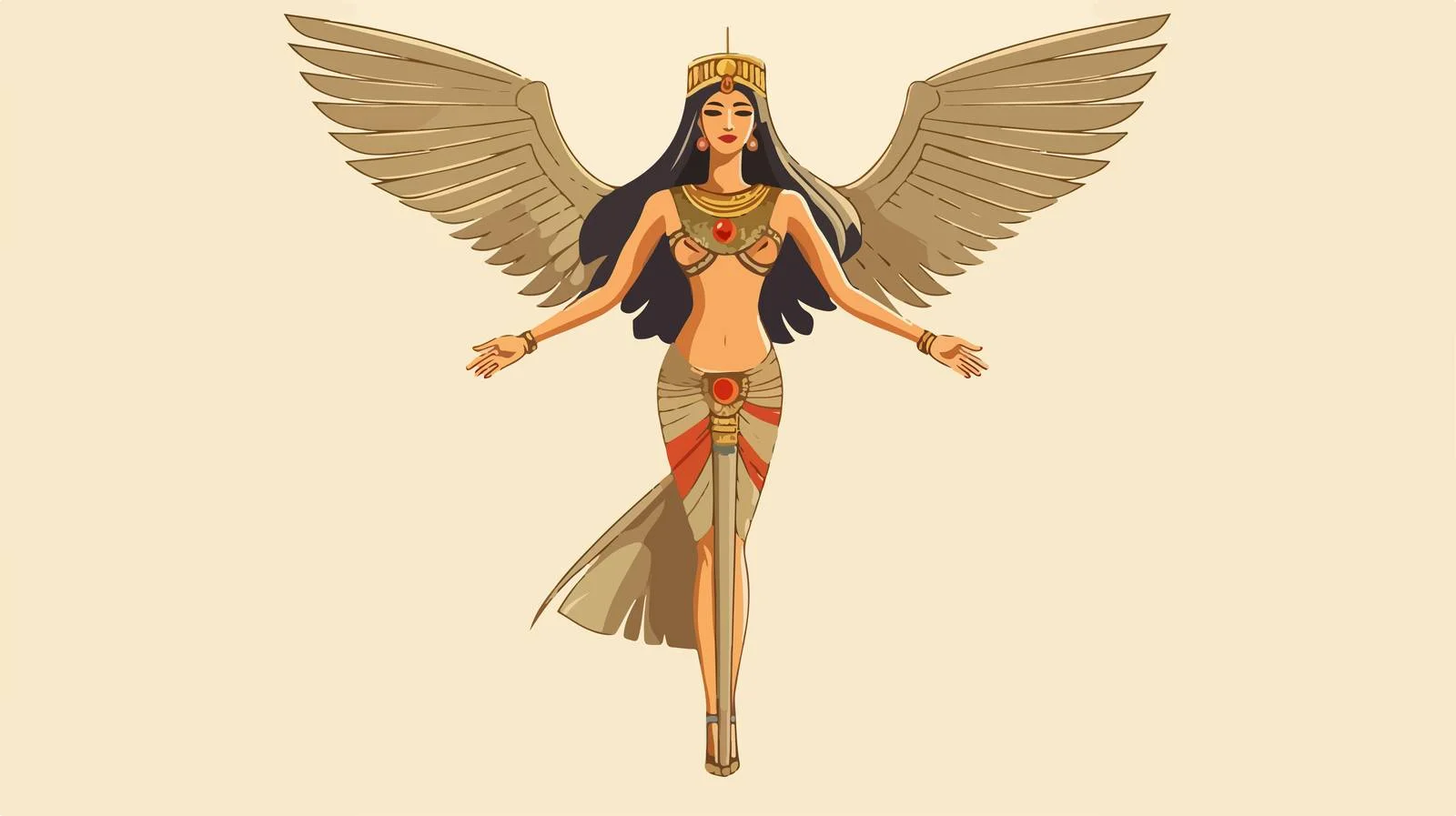 Egyptian National Drawing — free download from Dotvec