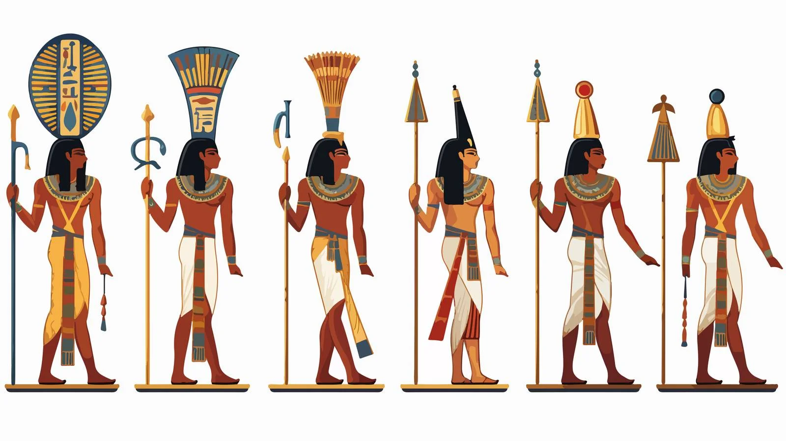 Egyptian National Drawing Vector Illustration — free download from Dotvec
