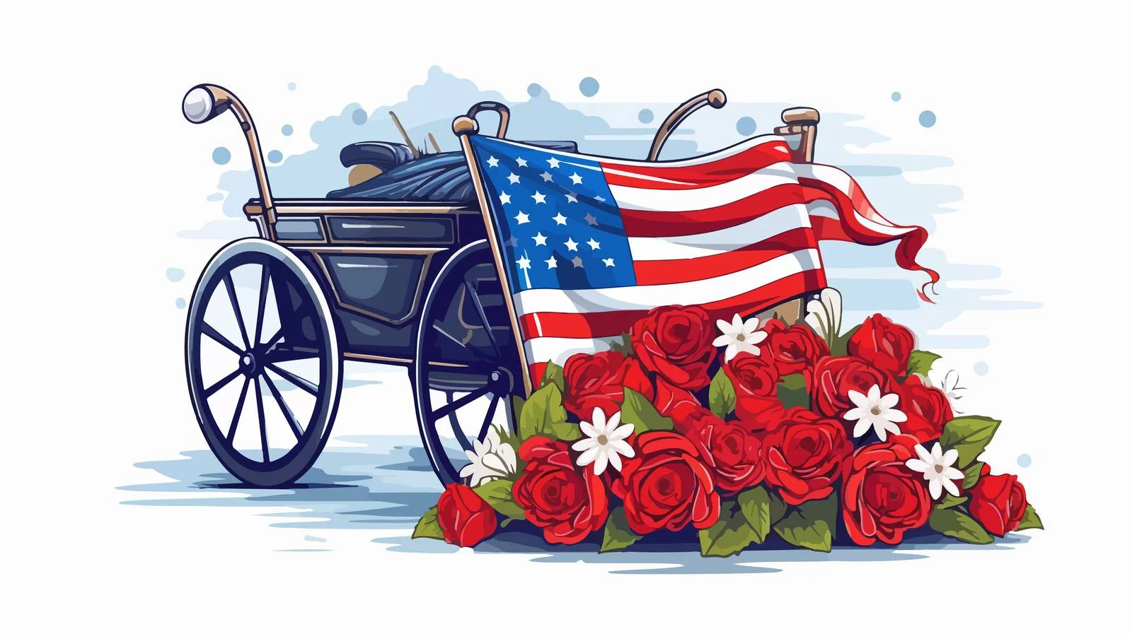 Memorial Day Style Vector Illustration — free download from Dotvec