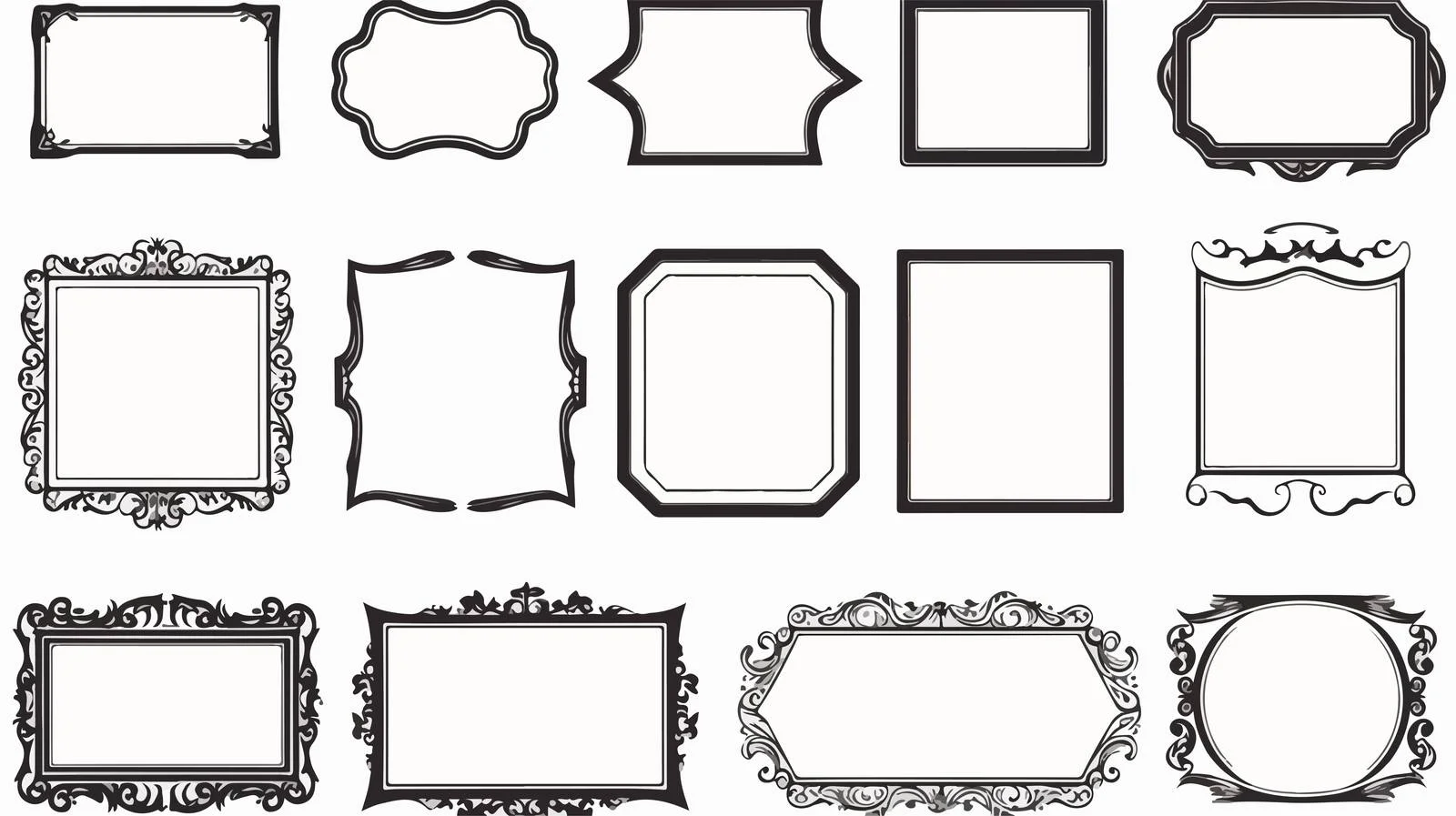 Retro Light Box Frames — free download from Dotvec