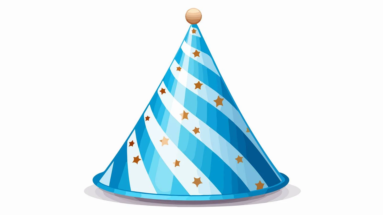Colorful Conical Party Hat for Celebrations — free download from Dotvec