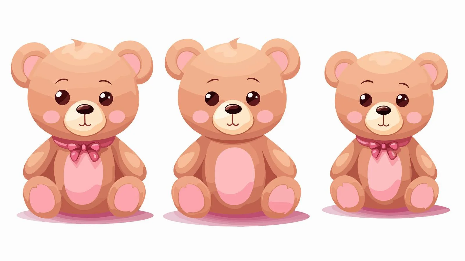 Adorable Teddy Bear Illustration — free download from Dotvec