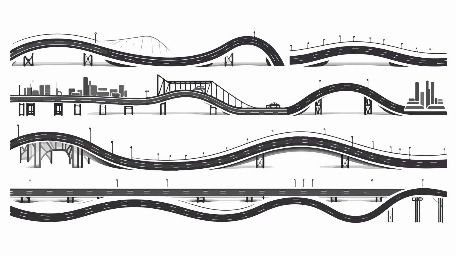 Roads and Highways Collection — free download from Dotvec