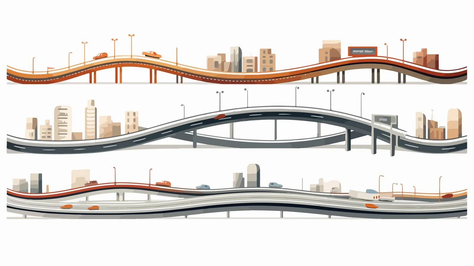 Roads Collection: Curves and Highways – free separate image from Dotvec