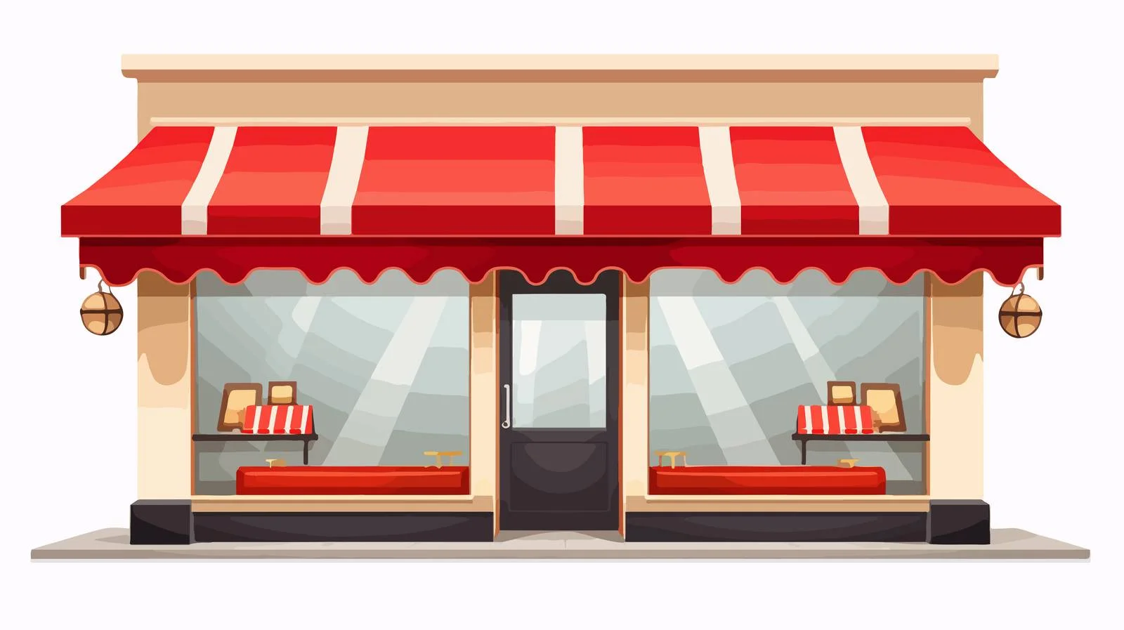 Rain Protection Awning for Shopfronts — free download from Dotvec